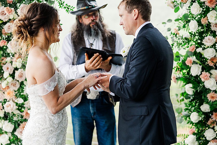 exchanging vows