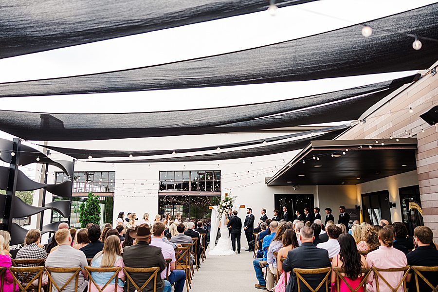 summer press room wedding