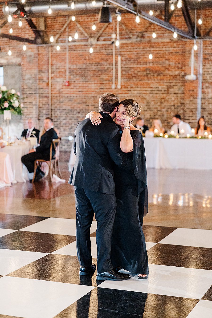 emotional mother of the groom