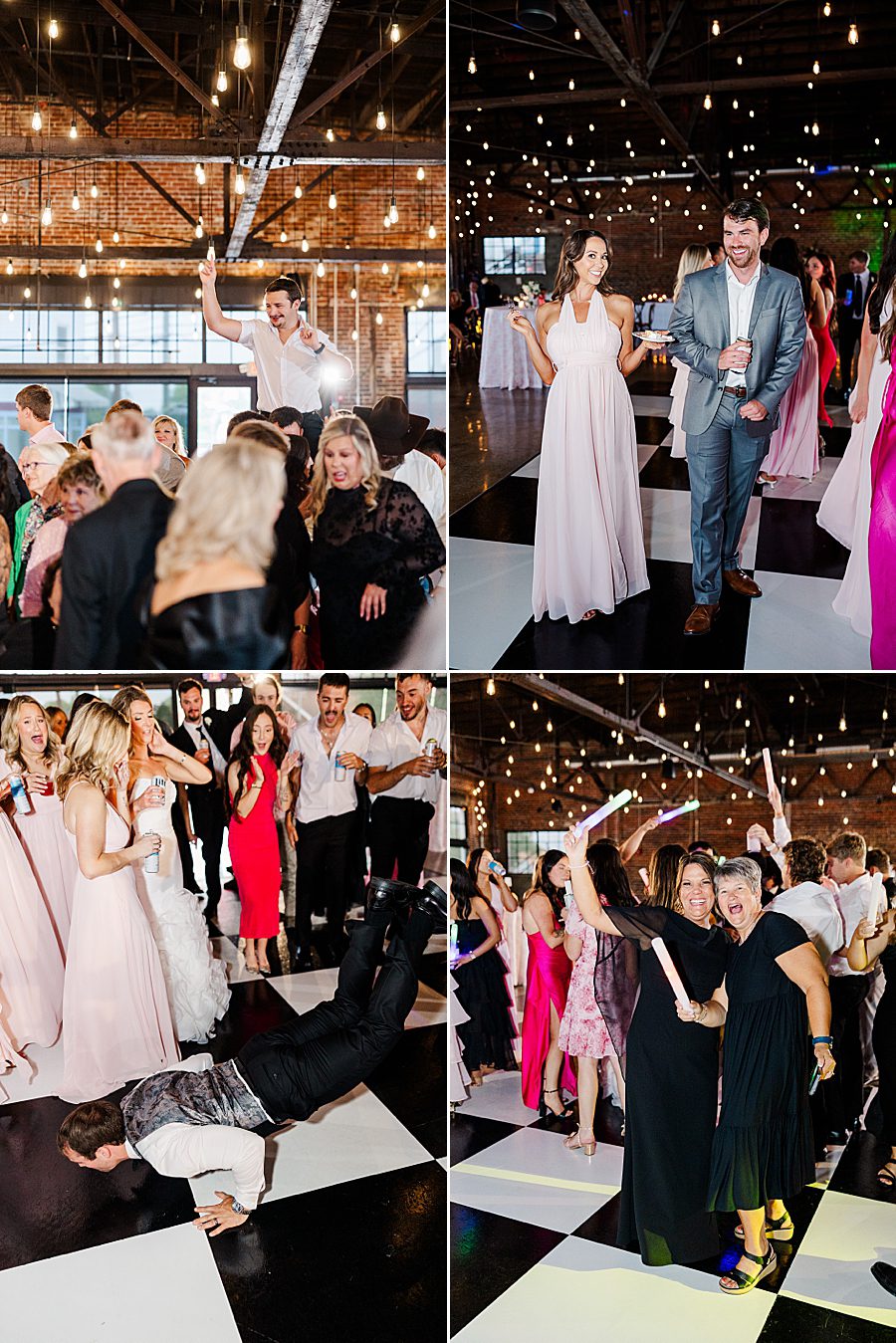 reception collage