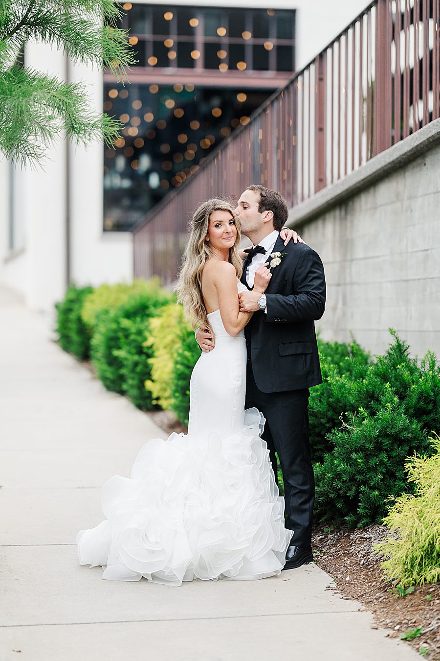 portraits of bride and groom