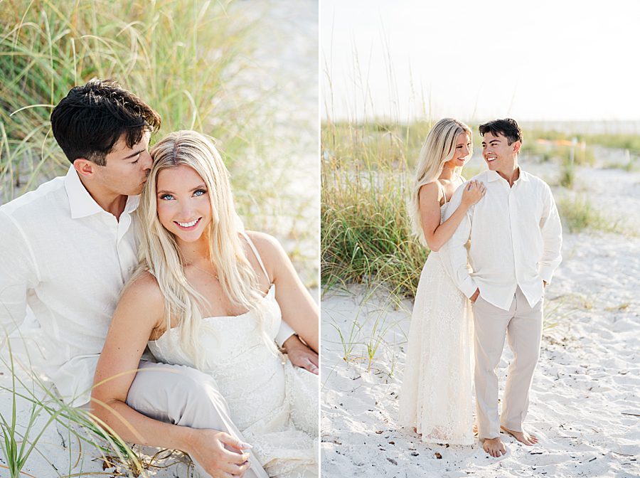 anna maria island anniversary session at golden hour