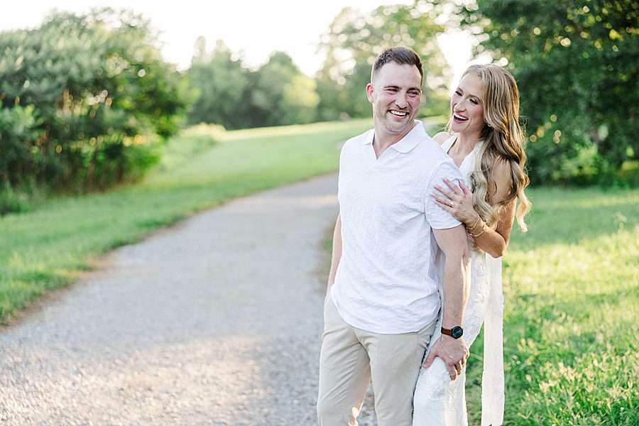 knox botanical engagement session