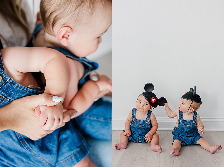little boys in mickey mouse ears
