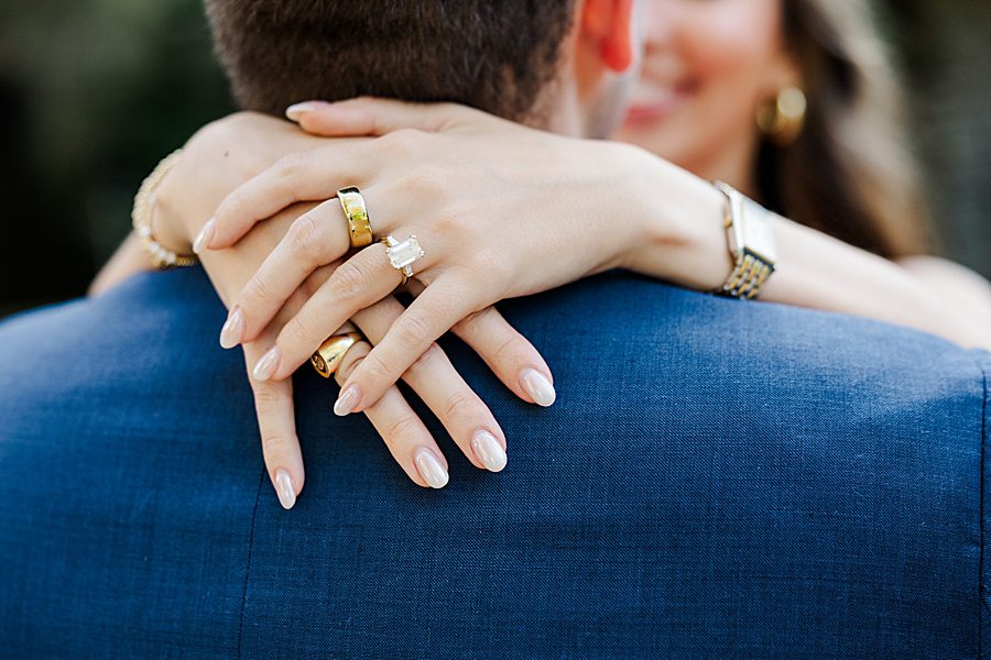 engagement ring on hand at associate knoxville botanical engagement