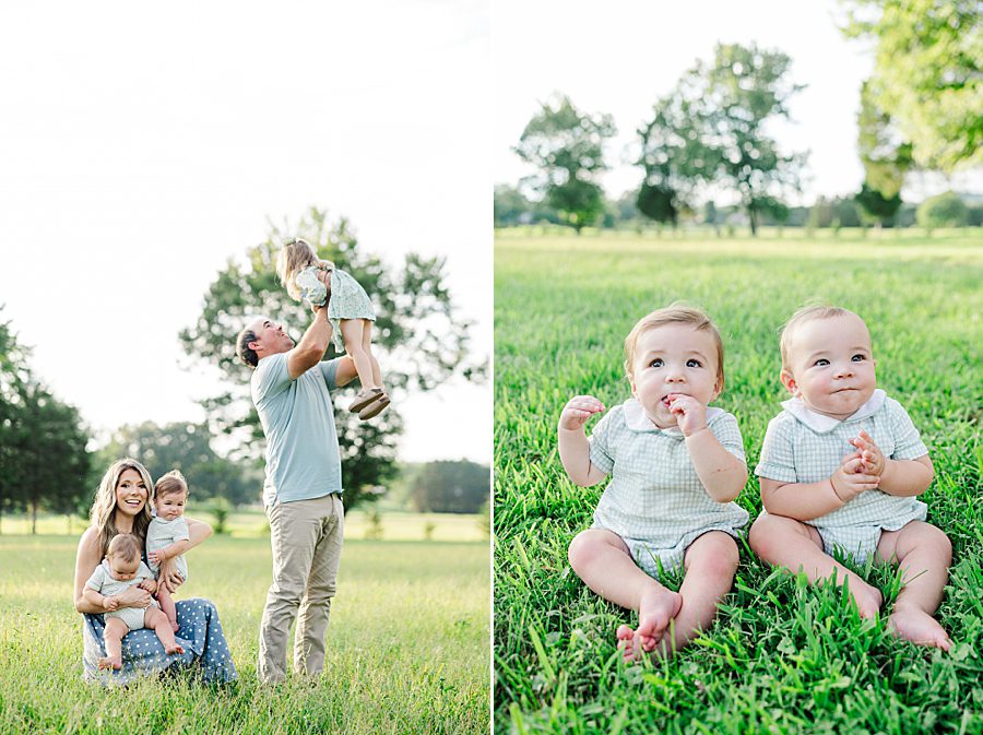 family session during golden hour