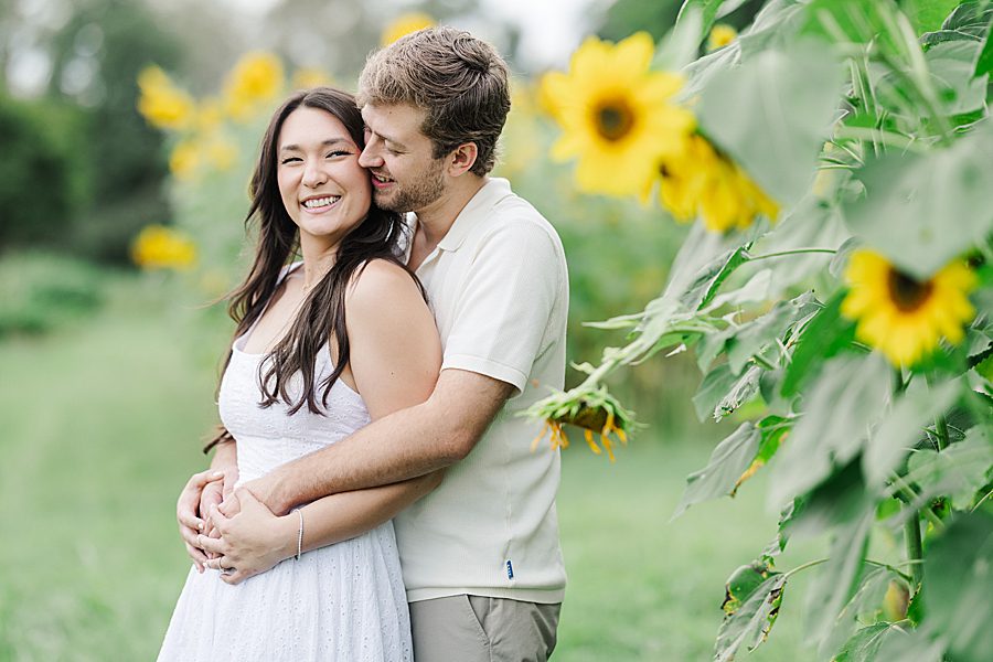 knoxville botanical summer engagement