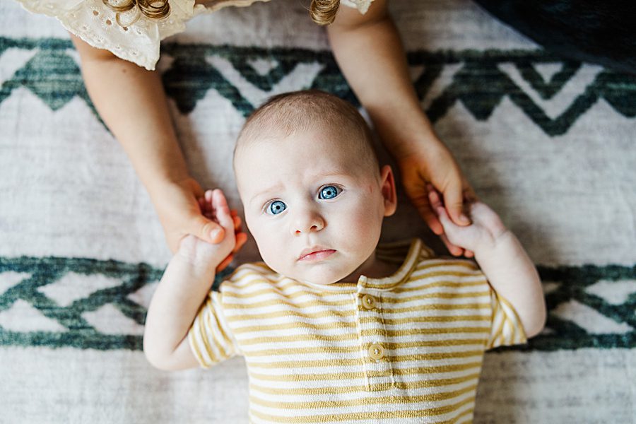 baby boy at powell home milestone session