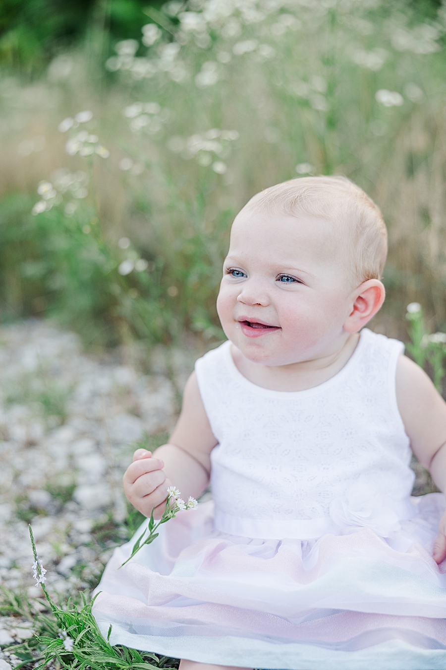 smiley baby girl