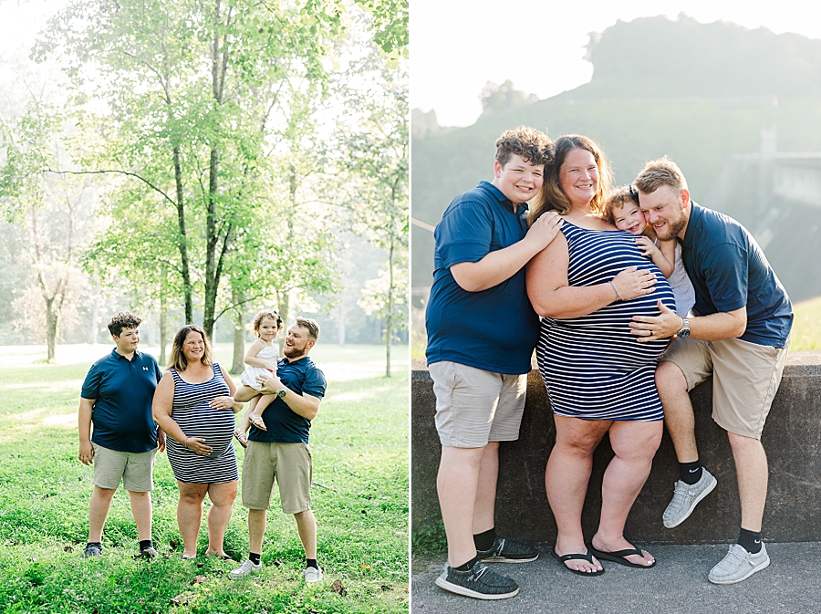 maternity session for amp couple