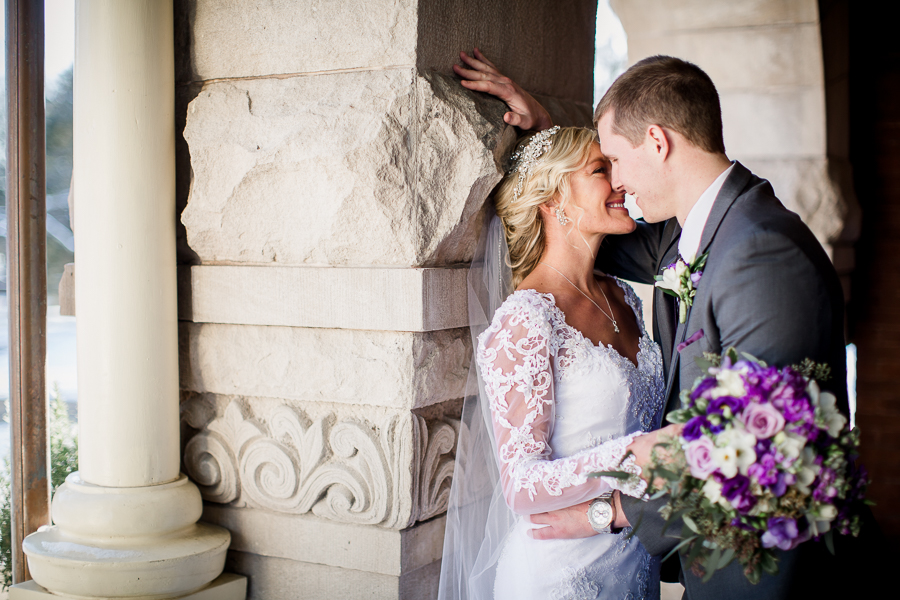 Historic Westwood in Knoxville, TN almost kissing.