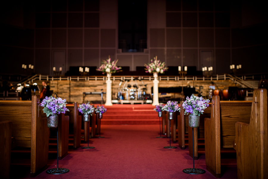 Historic Westwood in Knoxville, TN ceremony aisle photo.