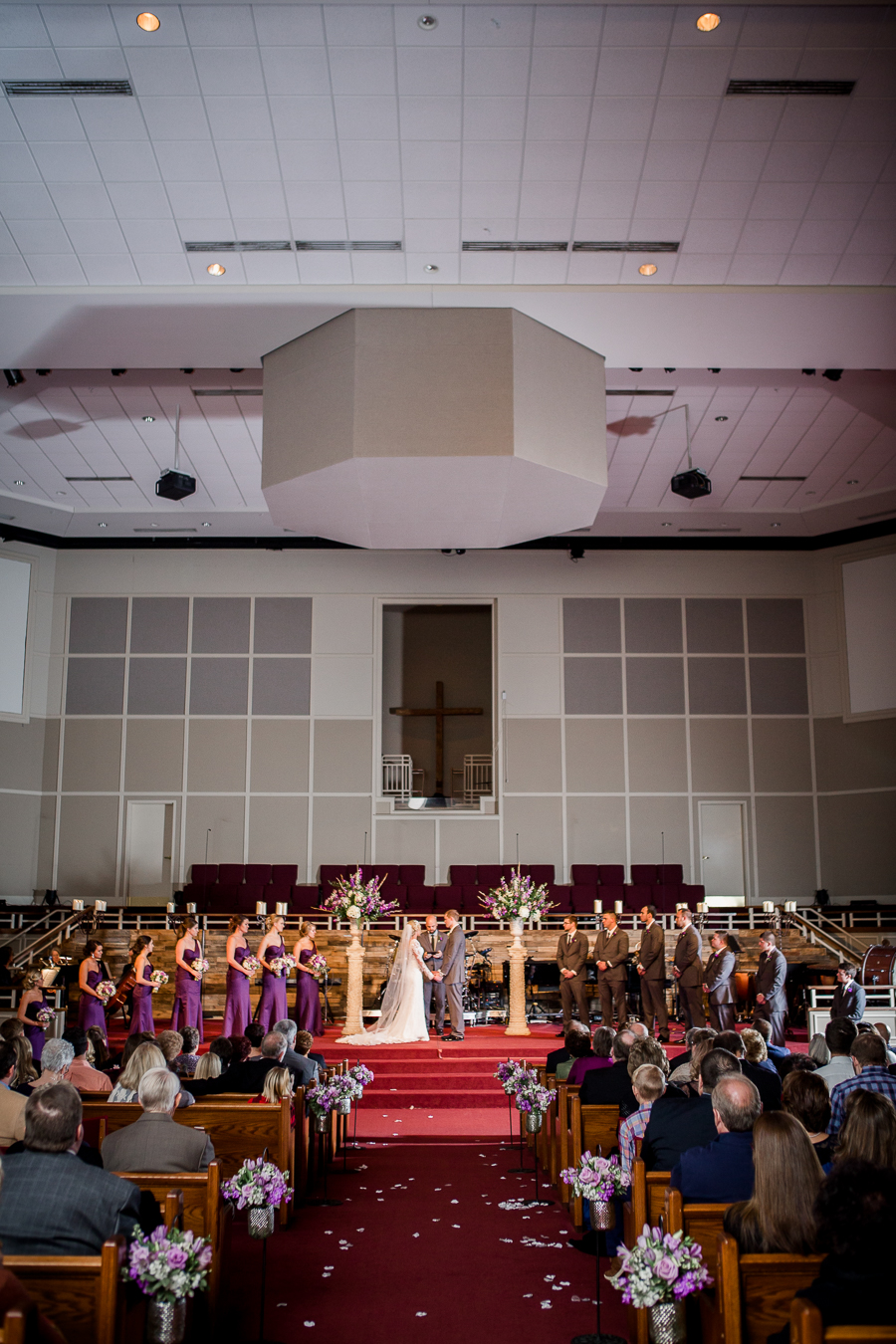 Historic Westwood in Knoxville, TN wide shot of the ceremony photo.