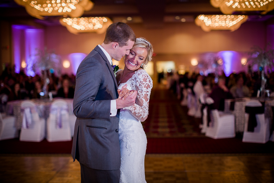 Historic Westwood in Knoxville, TN cuddling first dance photo.