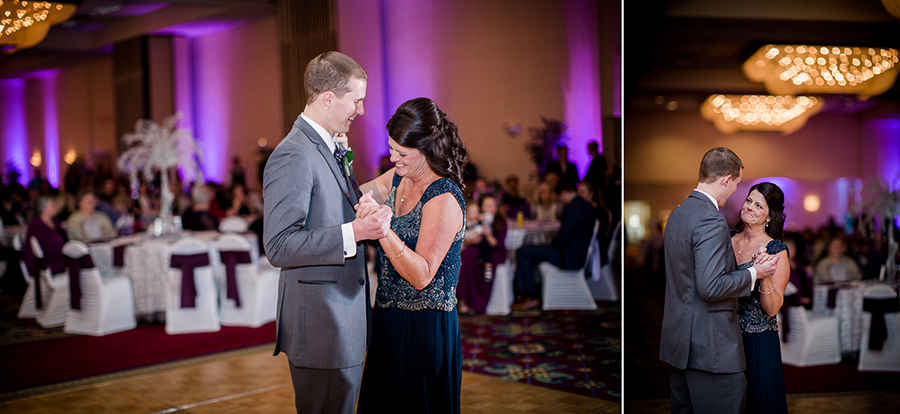 Historic Westwood in Knoxville, TN groom and mother dance photo.