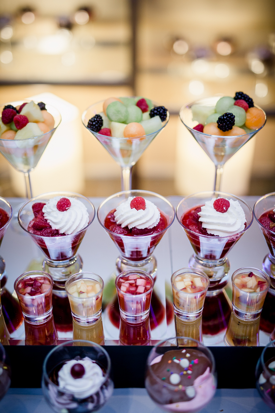 Historic Westwood in Knoxville, TN martini glass dessert photo.