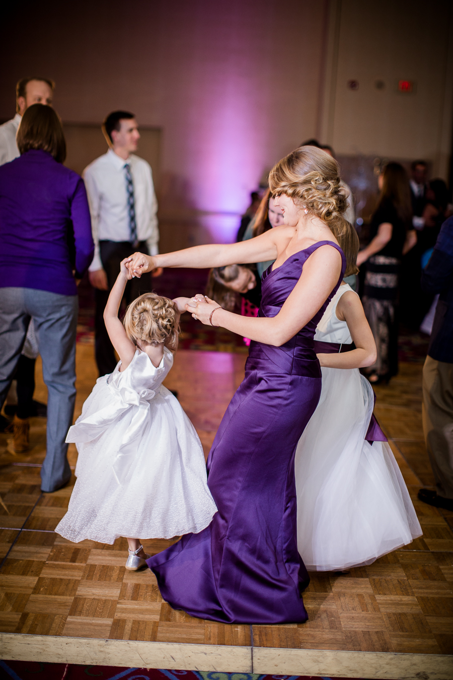 Historic Westwood in Knoxville, TN maid of honor dancing photo.