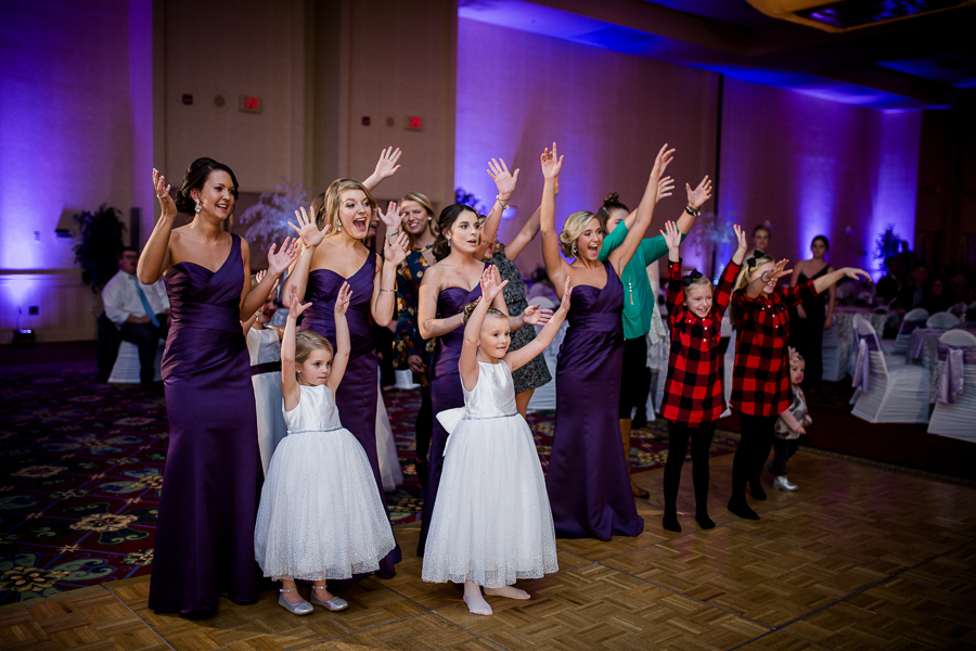 Historic Westwood in Knoxville, TN bouquet toss receiver photo.