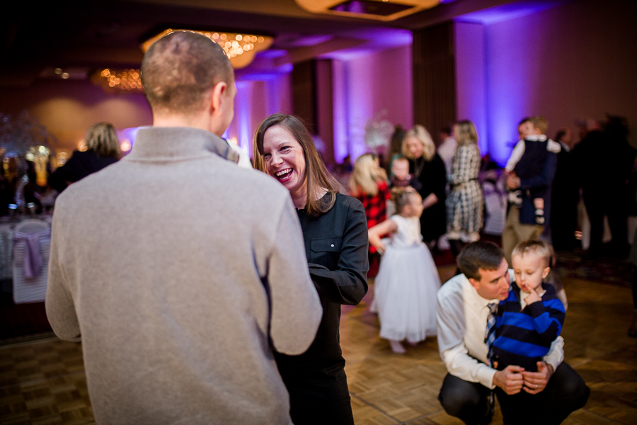 Historic Westwood in Knoxville, TN big smile on the dance floor photo.