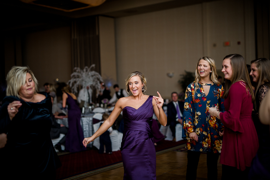 Historic Westwood in Knoxville, TN bridesmaid on the dance floor photo.