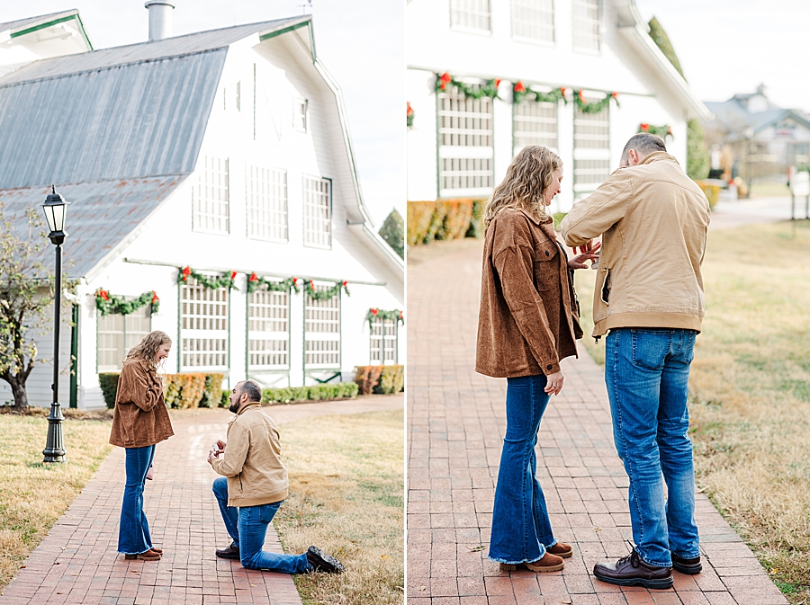 getting engaged at apple barn proposal
