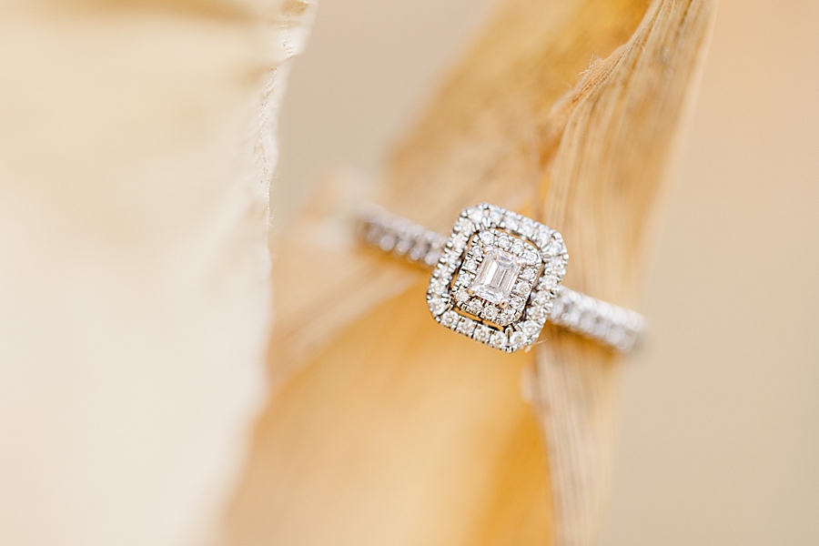 square engagement ring