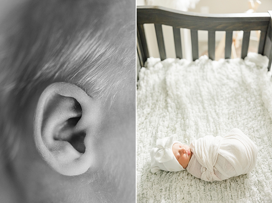 baby photos of newborn ear