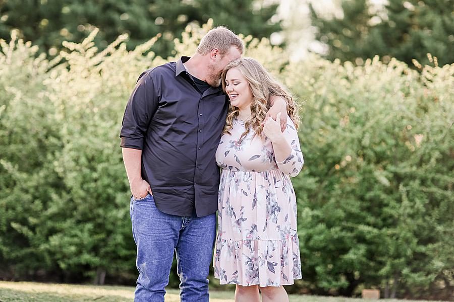 Curls at this Baxter Gardens Engagement by Knoxville Wedding Photographer, Amanda May Photos.
