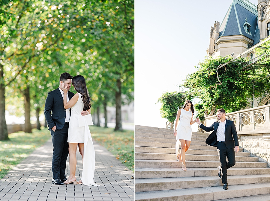 biltmore estate engagement session