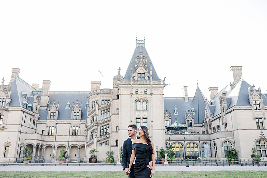 couple in black tie