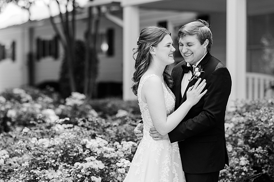 Laughing together at Julianna Wedding by Amanda May Photos