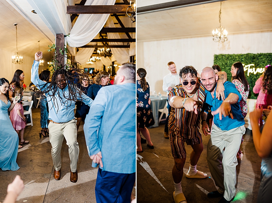 Guest dancing at Wedding by Amanda May Photos