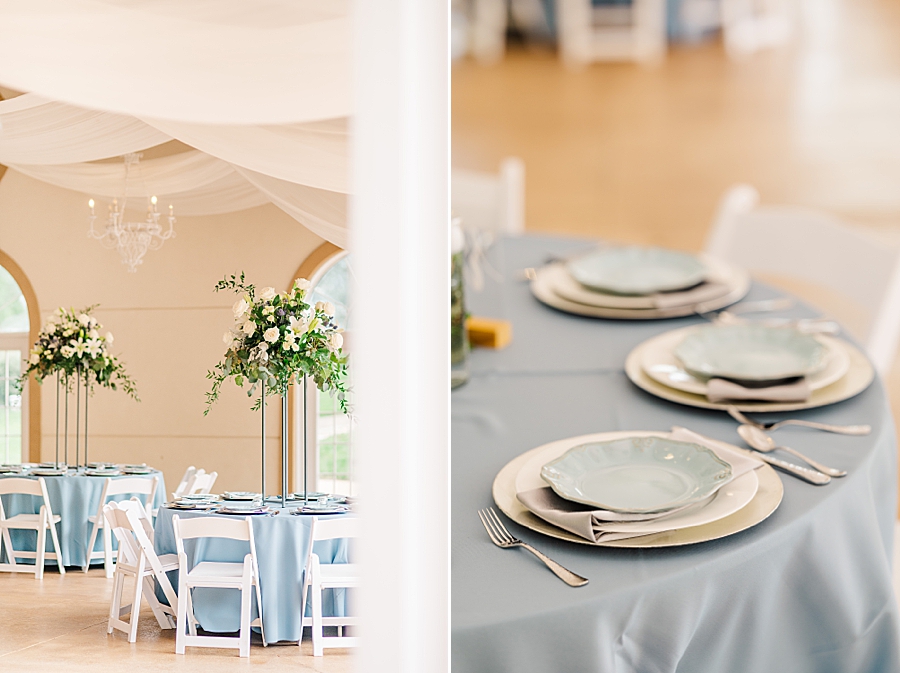 Table details at Castleton Farms Wedding by Amanda May Photos