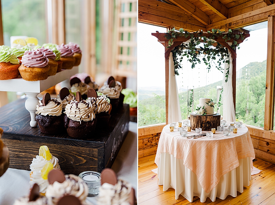 dessert table at brother's cove