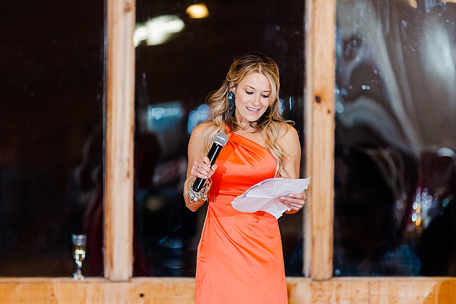 wedding speech at brother's cove