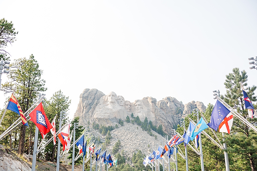 View of Mount Rushmore by Knoxville Wedding Photographer, Amanda May Photos.