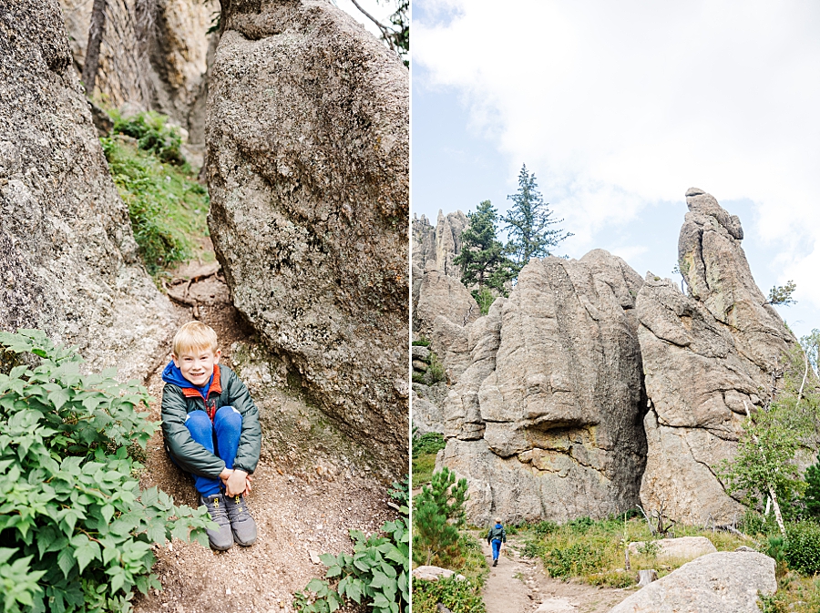Cathedral Spire Trail in Custer state park.