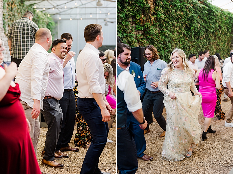 Guests dancing at Wedding by Amanda May Photos