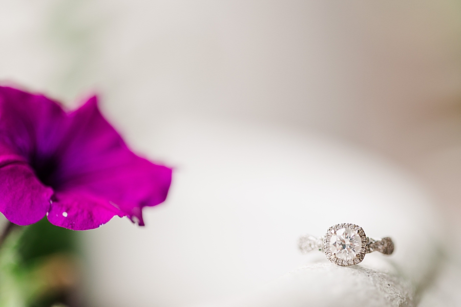 engagement ring at castleton farms