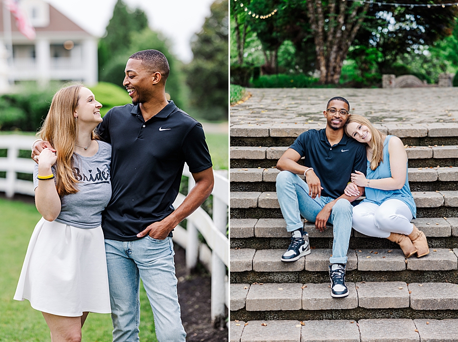 head on shoulder at castleton engagement