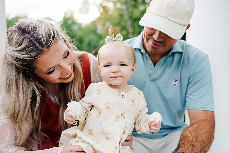 family of three photo session