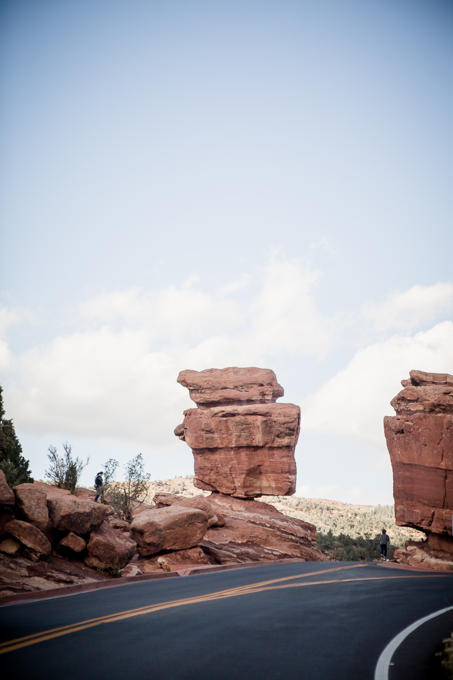 Balanced Rock at Garden of the Gods in Colorado Springs by Knoxville Wedding Photographer, Amanda May Photos.