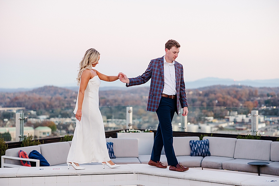 couple walking hand in hand