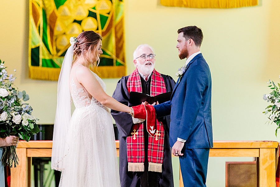 pastor anointing marriage at erin presbyterian church