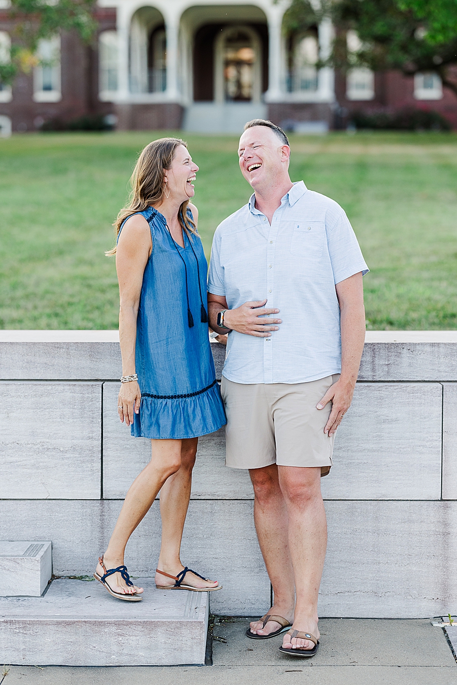 summer family session at lakeshore