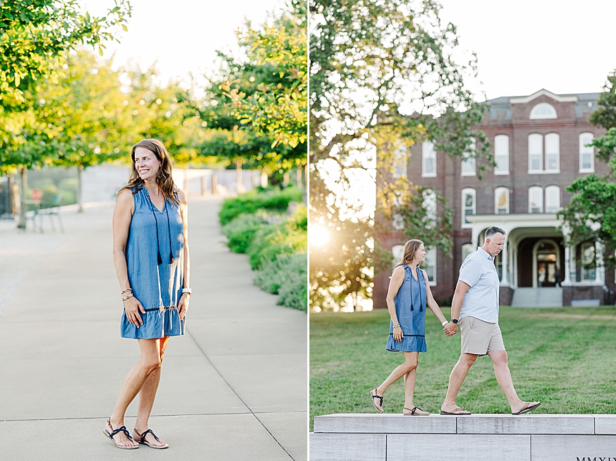 cute family session at lakeshore park