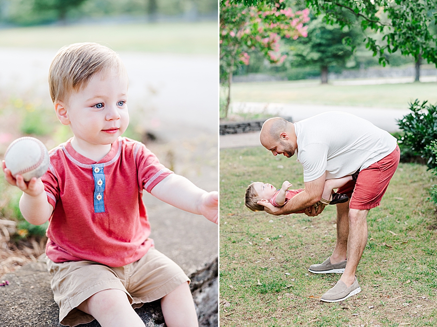 botanical garden family session