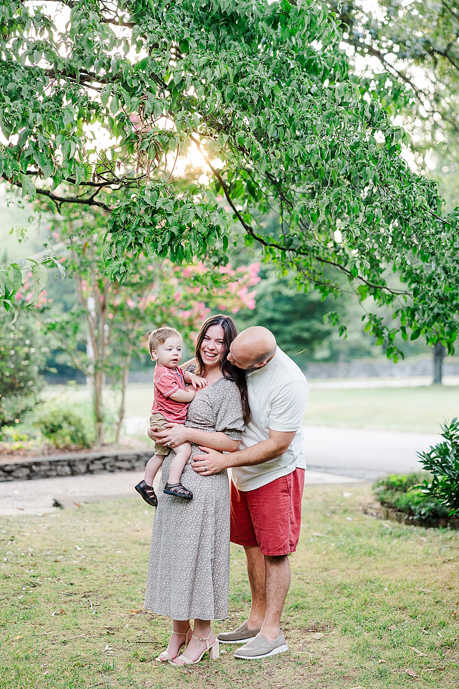 garden family session in knoxville