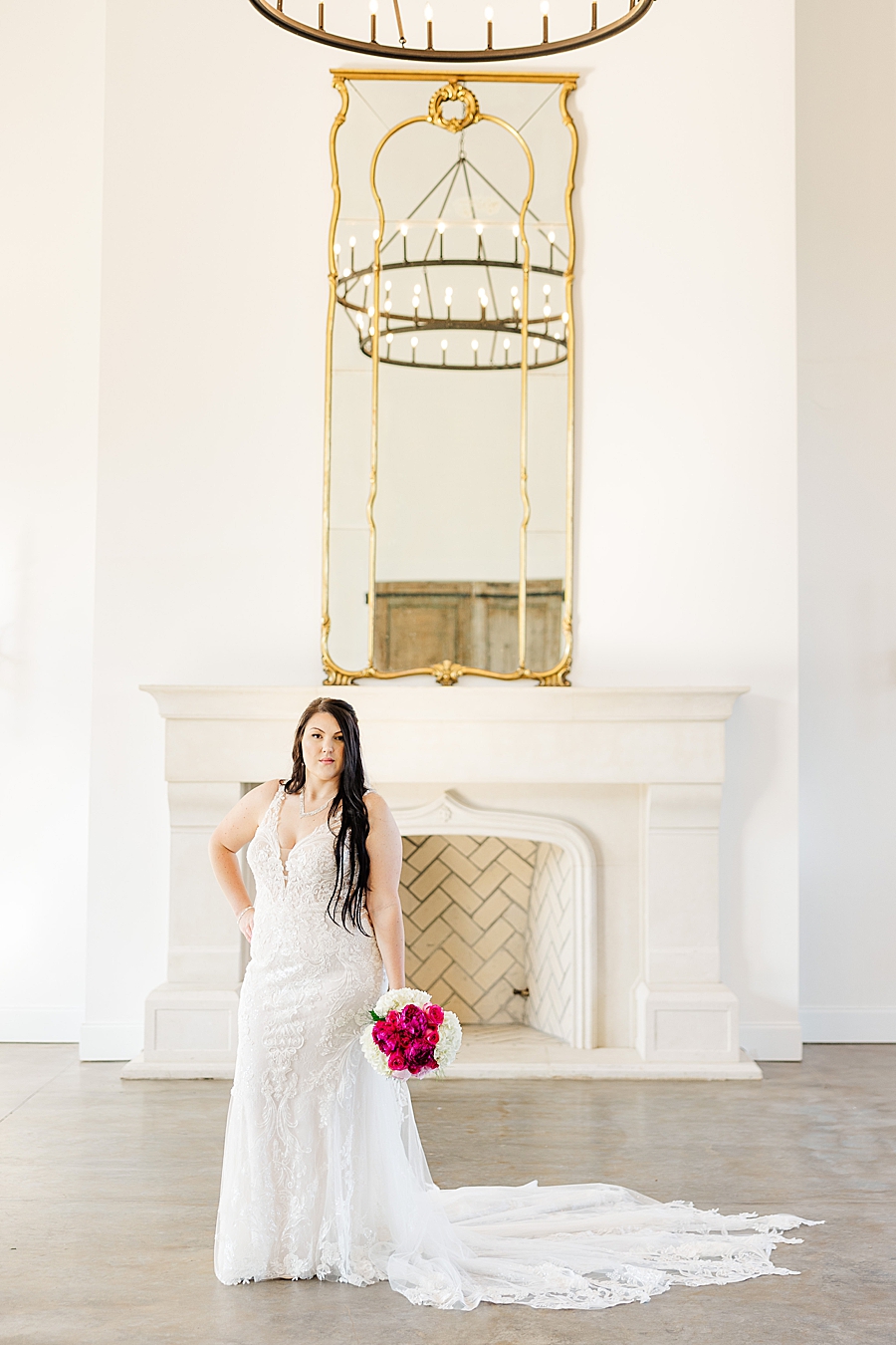 grand hall at howe farms bridal session