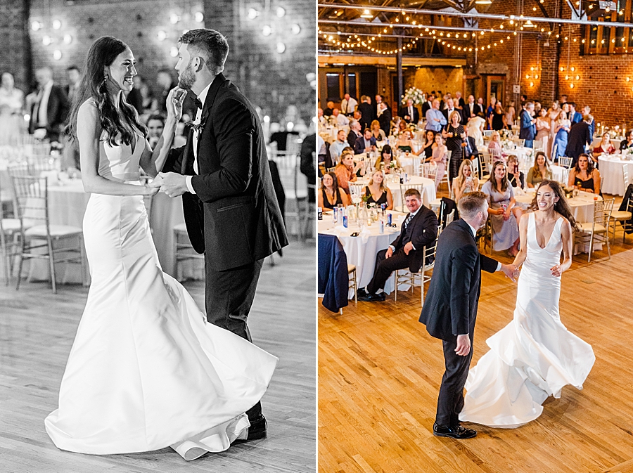 Dancing at reception at Wedding by Amanda May Photos
